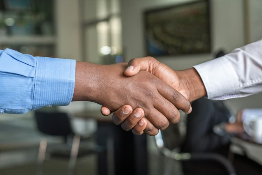 Young professionals collaborating in a modern workplace